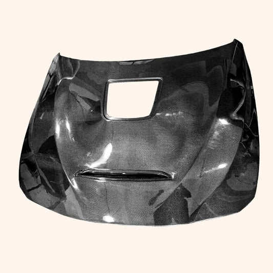 Kazento For BMW 3 Series F30 12-19 4 Door Sedan Carbon Front Vented Hood Bonnet Kazento Carbon Parts 车身侧板 CLEAR Style F30-HOOD-CLE-CF