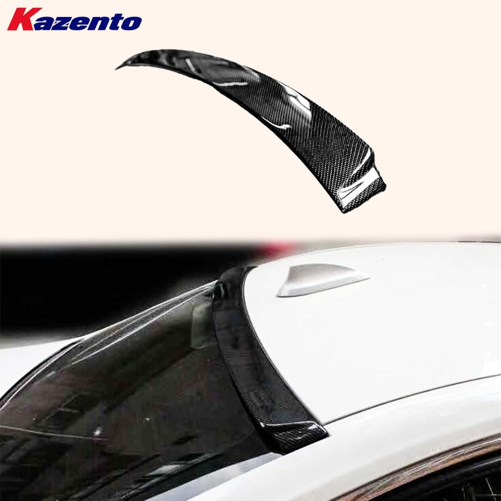 Kazento For BMW 4 Series 14-20 F32 Coupe Carbon AC Style Rear Roof Spoiler Wing Lip Kazento Carbon Parts 车身侧板 F32-RS-RF-AC-CF