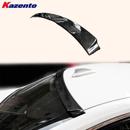 Kazento For BMW 4 Series 14-20 F32 Coupe Carbon AC Style Rear Roof Spoiler Wing Lip Kazento Carbon Parts 车身侧板 F32-RS-RF-AC-CF