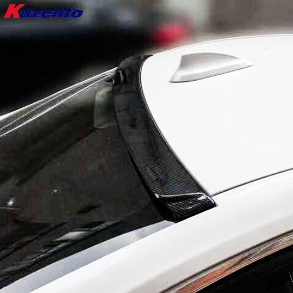 Kazento For BMW 4 Series 14-20 F32 Coupe Carbon AC Style Rear Roof Spoiler Wing Lip Kazento Carbon Parts 车身侧板 F32-RS-RF-AC-CF