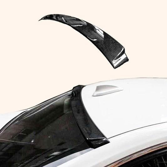 Kazento For BMW 4 Series 14-20 F32 Coupe Carbon AC Style Rear Roof Spoiler Wing Lip Kazento Carbon Parts 车身侧板 F32-RS-RF-AC-CF