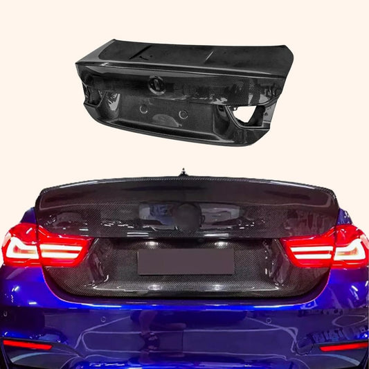 Kazento For BMW 4 Series 14-20 F32 Coupe Carbon M4 Style Rear Bumper Trunk Boot Lid Kazento Carbon Parts 车身侧板 F32-TRUNK-M4-CF