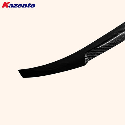 Kazento For BMW 4 Series 14-20 F32 Coupe Carbon Rear Trunk Ductail Spoiler Lip Kazento Carbon Parts 车身侧板