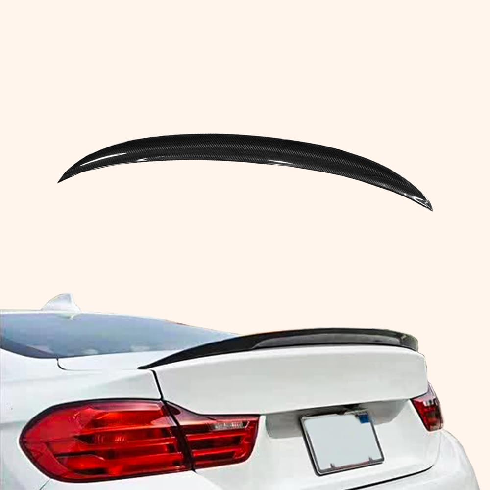 Kazento For BMW 4 Series 14-20 F32 Coupe Carbon Rear Trunk Ductail Spoiler Lip Kazento Carbon Parts 车身侧板 PM Style F32-RS-PM-CF
