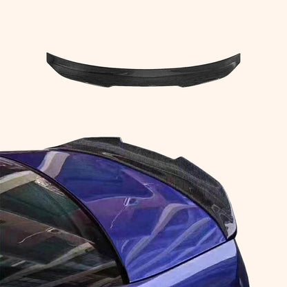 Kazento For BMW 4 Series 14-20 F32 Coupe Carbon Rear Trunk Ductail Spoiler Lip Kazento Carbon Parts 车身侧板 PSM Style F32-RS-PSM-CF