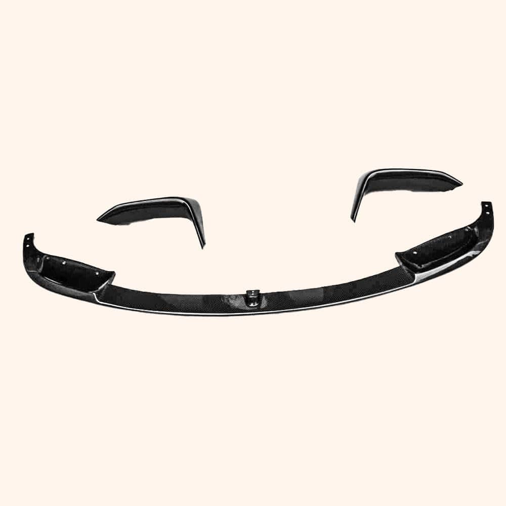 Kazento For BMW 4 Series 14-20 F32 F33 F36 (AN Only) Carbon Front Bumper Lip Kazento Carbon Parts 车身侧板 MP Style F32F33F36-FL-MP-CF