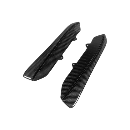 Kazento For BMW 4 Series 14-20 F32 F33 F36 Carbon MP Style Rear Bumper Side Spats Lip Kazento Carbon Parts 车身侧板 Carbon Fiber F32F33F36-SPAT-MP-CF