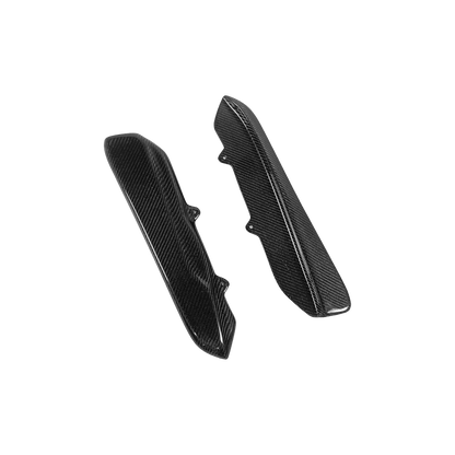 Kazento For BMW 4 Series 14-20 F32 F33 F36 Carbon MP Style Rear Bumper Side Spats Lip Kazento Carbon Parts 车身侧板 Carbon Fiber F32F33F36-SPAT-MP-CF
