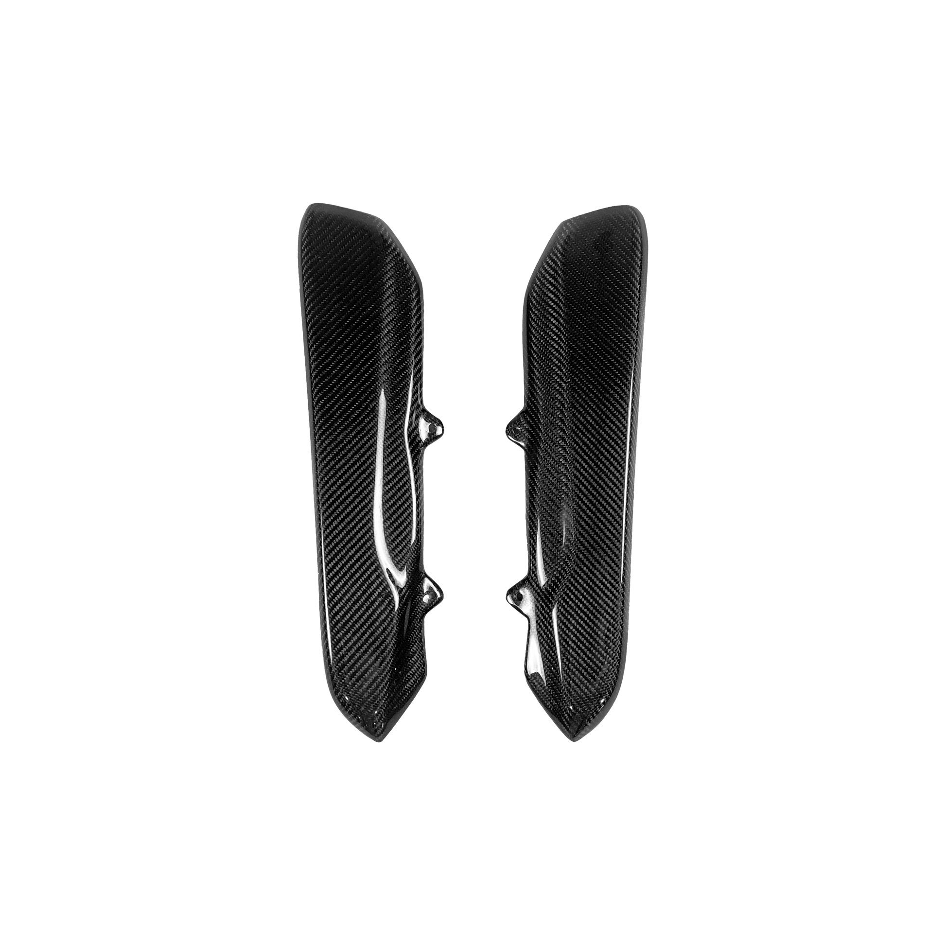 Kazento For BMW 4 Series 14-20 F32 F33 F36 Carbon MP Style Rear Bumper Side Spats Lip Kazento Carbon Parts 车身侧板 Carbon Fiber F32F33F36-SPAT-MP-CF