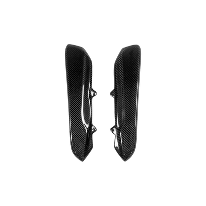 Kazento For BMW 4 Series 14-20 F32 F33 F36 Carbon MP Style Rear Bumper Side Spats Lip Kazento Carbon Parts 车身侧板 Carbon Fiber F32F33F36-SPAT-MP-CF