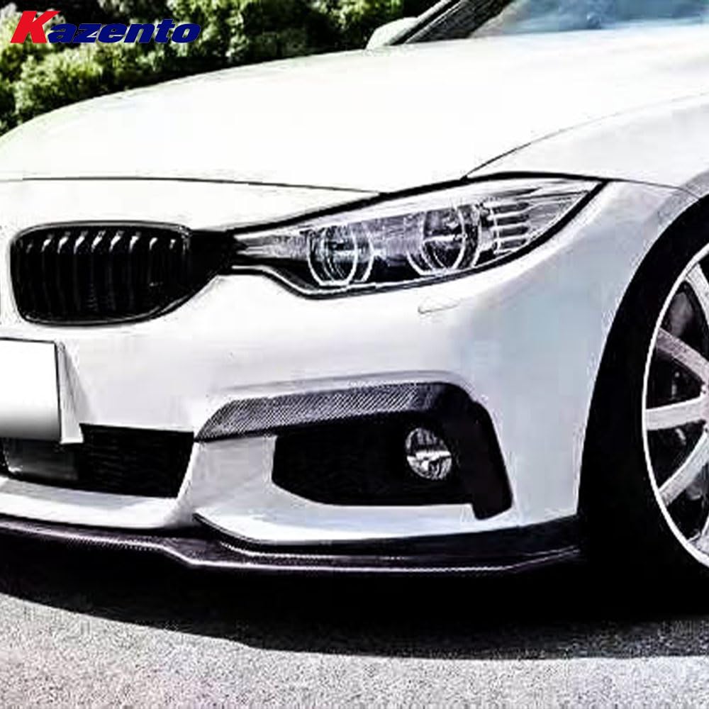Kazento For BMW 4 Series 14-20 F32 F33 F36 (MT Only) Carbon END Front Side Vents Duct Kazento Carbon Parts 车身侧板 F32F33MT-FBVC-END-CF