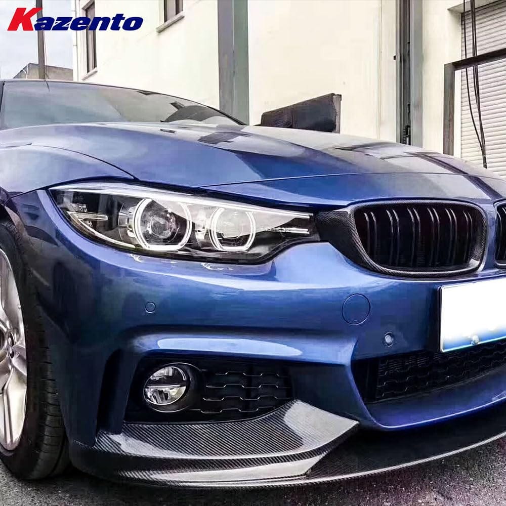 Kazento For BMW 4 Series 14-20 F32 F33 F36 (MT Only) Carbon MP Style Front Spat Pair Kazento Carbon Parts 车身侧板 F32F33MT-SPAT-F-MP-CF