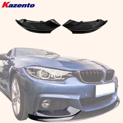Kazento For BMW 4 Series 14-20 F32 F33 F36 (MT Only) Carbon MP Style Front Spat Pair Kazento Carbon Parts 车身侧板 F32F33MT-SPAT-F-MP-CF