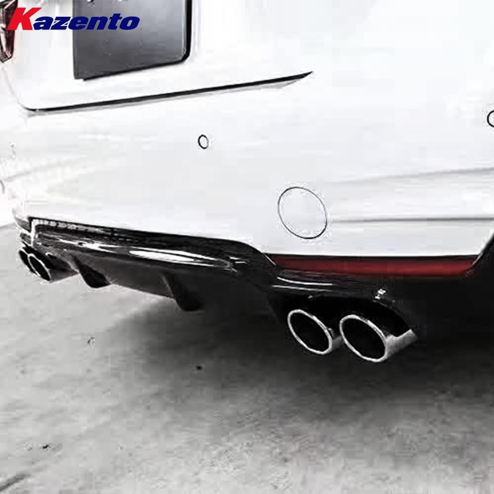 Kazento For BMW 4 Series 14-20 F32 F33 F36 (MT Only) Carbon Rear Bumper Diffuser Lip Kazento Carbon Parts 车身侧板