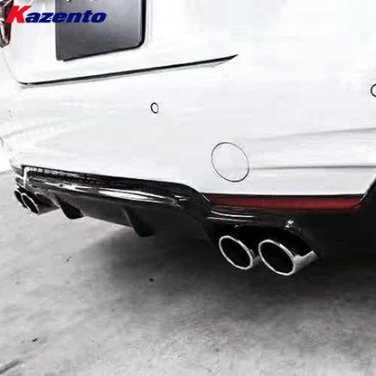 Kazento For BMW 4 Series 14-20 F32 F33 F36 (MT Only) Carbon Rear Bumper Diffuser Lip Kazento Carbon Parts 车身侧板