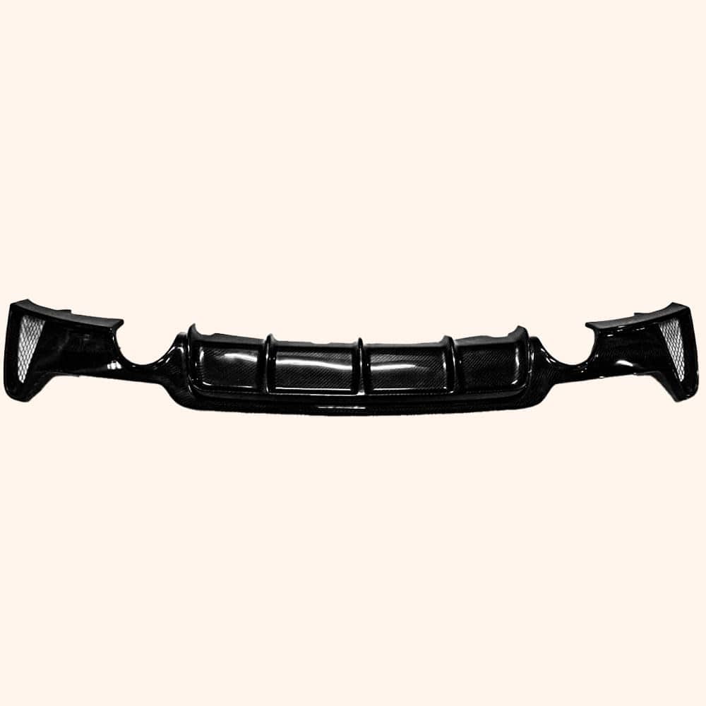 Kazento For BMW 4 Series 14-20 F32 F33 F36 (MT Only) Carbon Rear Bumper Diffuser Lip Kazento Carbon Parts 车身侧板 MP Style F32F33MT-DIF-MP-CF