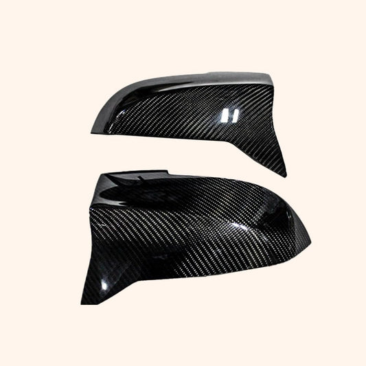 Kazento For BMW 4 Series 2014-20 F32 F33 F36 Carbon M4 Style Side Rear View Mirror Cover