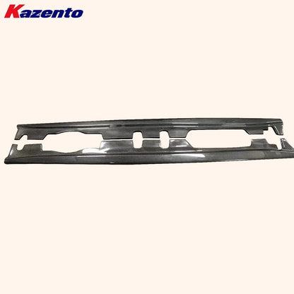 Kazento For BMW E92 E93 M3 Coupe Convertible 08-12 KZ Carbon Fiber Side Skirt Extenstion Kazento Carbon Parts 车身侧板 E92M3-SSX-KZ-CF