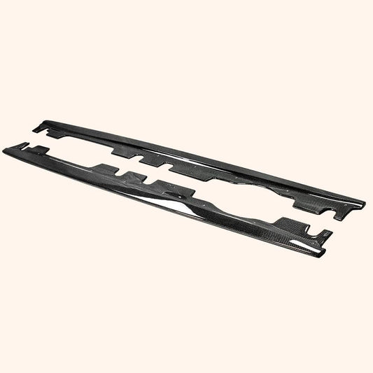 Kazento For BMW E92 E93 M3 Coupe Convertible 08-12 KZ Carbon Fiber Side Skirt Extenstion