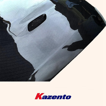 Kazento For BMW E92 M3 2 Door Coupe 11-13  Honeycomb Carbon KZ Front Bumper Hood Bonnet Kazento Carbon Parts 引擎盖 E92M3-HOOD-KZ-HCF