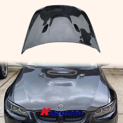 Kazento For BMW E92 M3 2 Door Coupe 11-13  Honeycomb Carbon KZ Front Bumper Hood Bonnet Kazento Carbon Parts 引擎盖 E92M3-HOOD-KZ-HCF