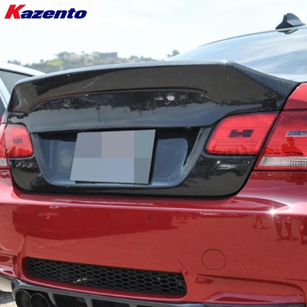 Kazento For BMW E92 M3 (Coupe Only) 08-12 Ducktail Style Carbon Rear Trunk Boot Lid Kazento Carbon Parts 车身侧板 E92M3-TRUNK-DC-CF