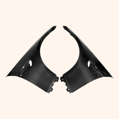 Kazento For BMW E92 Real M3 OE Style Front Bumper Hood Fender Pair Carbon Fiber