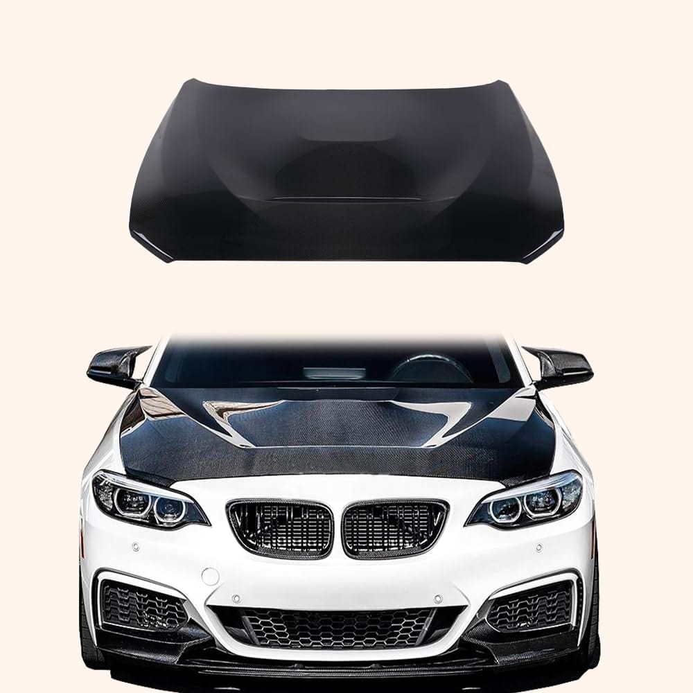 Kazento For BMW F20 5D 11-19 F22 2D 14-21 GTS Style Vented Carbon Front Bumper Hood Kazento Carbon Parts 车身侧板 F20F22-HOOD-GTS-CF