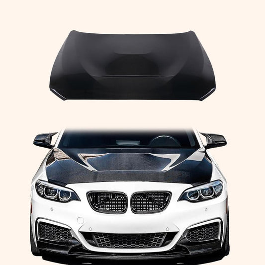 Kazento For BMW F20 5D 11-19 F22 2D 14-21 GTS Style Vented Carbon Front Bumper Hood Kazento Carbon Parts 车身侧板 F20F22-HOOD-GTS-CF