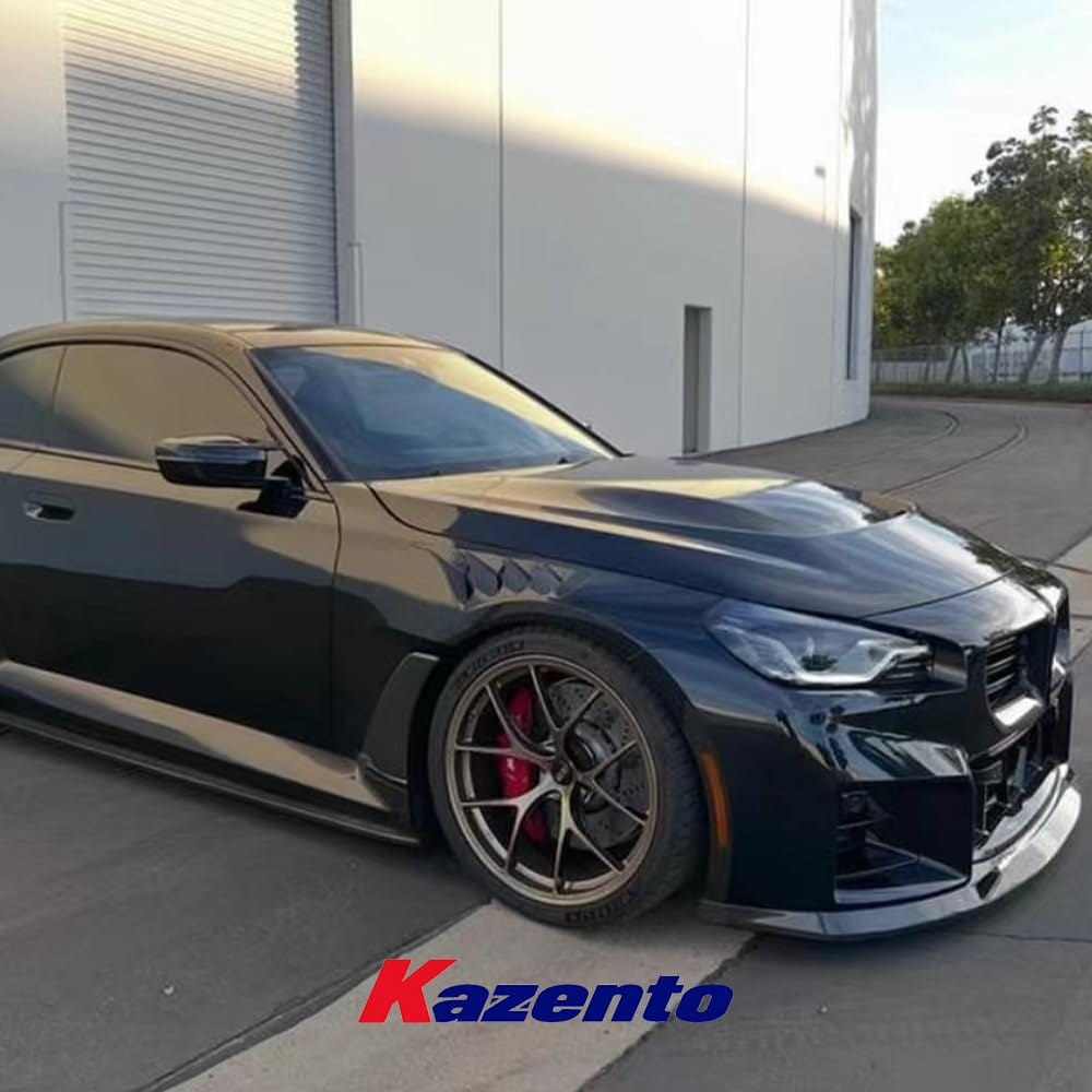 Kazento For BMW (G87 M2 2023+ Only) AP Style Carbon Front Fender Vents Ducts Cut +Add On Kazento Carbon Parts 车身侧板 M2G87-FV-AP-CF