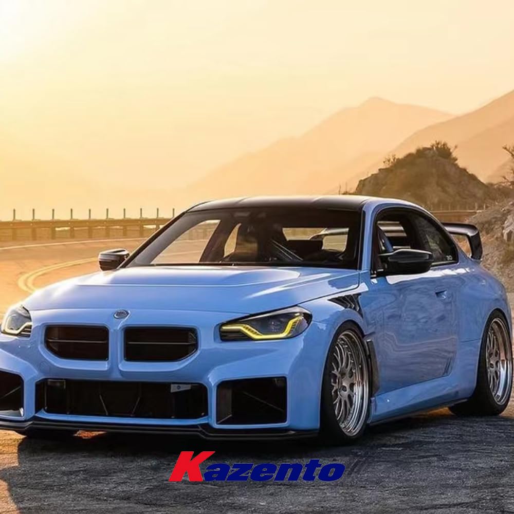 Kazento For BMW (G87 M2 2023+ Only) AP Style Carbon Front Fender Vents Ducts Cut +Add On Kazento Carbon Parts 车身侧板 M2G87-FV-AP-CF