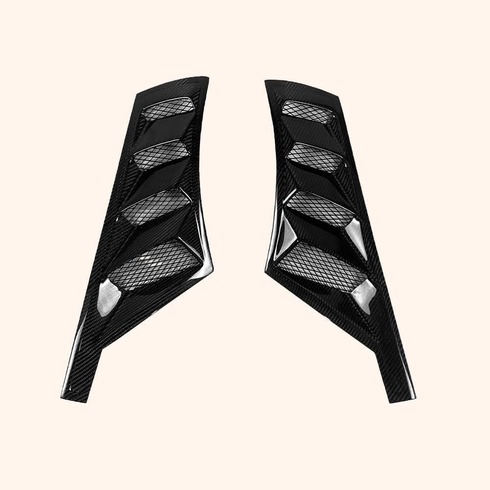 Kazento For BMW (G87 M2 2023+ Only) AP Style Carbon Front Fender Vents Ducts Cut +Add On Kazento Carbon Parts 车身侧板 M2G87-FV-AP-CF