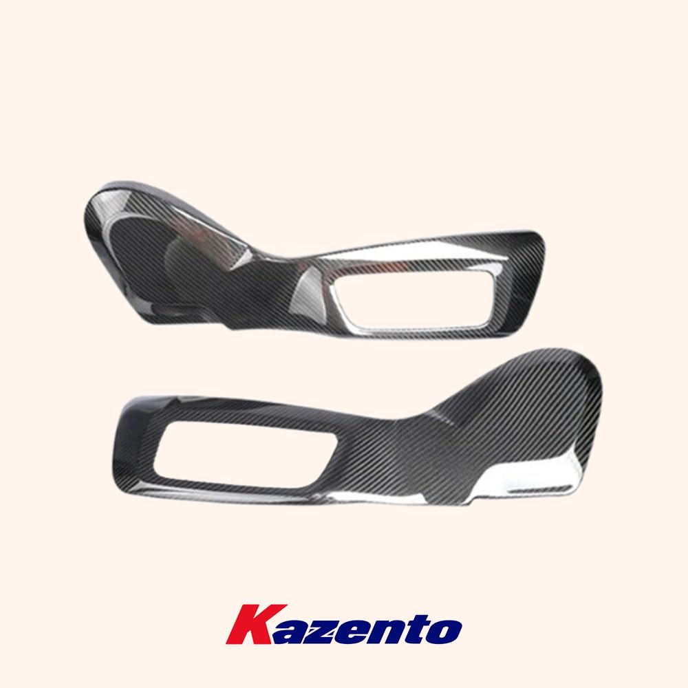 Kazento For BMW M G80 G81 G87 G82 G83 M3 M4 Dry Carbon Fiber Back Seat Cover Pair