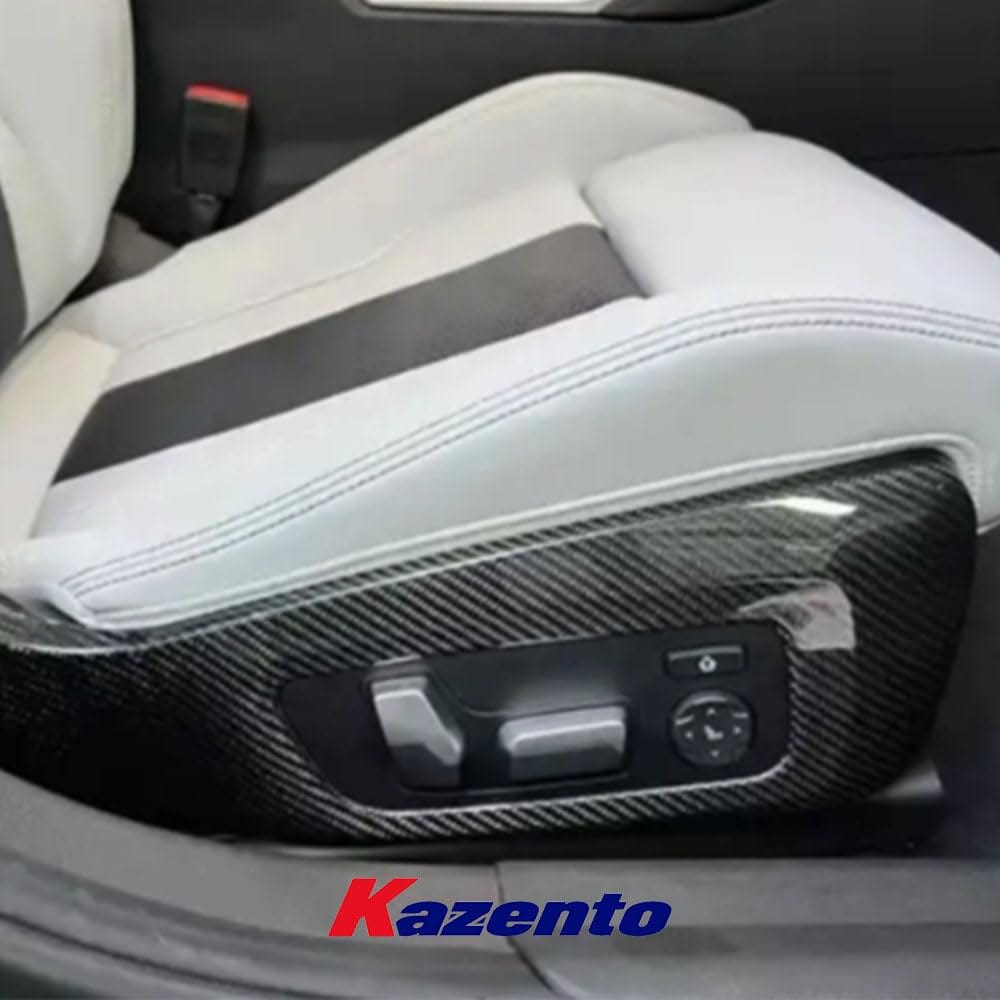 Kazento For BMW M G80 G81 G87 G82 G83 M3 M4 Dry Carbon Fiber Back Seat Cover Pair