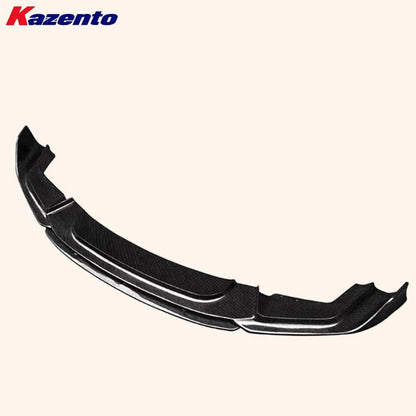 Kazento For BMW M2 F87 Coupe 2 Door 2016-21 Carbon BP Style Front Bumper Lip Diffuser Kazento Carbon Parts 车身侧板 M2F87-FL-BP-CF