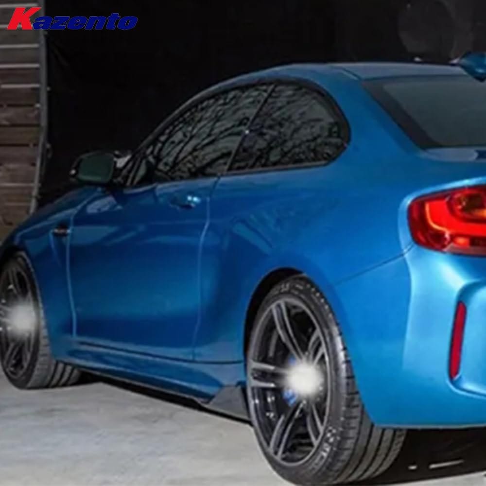 Kazento For BMW M2 F87 Coupe 2 Door 2016-21 Carbon MP Style Side Skirts Add On Spat Pair Kazento Carbon Parts 车身侧板 M2F87-SS-ADD-MP-CF