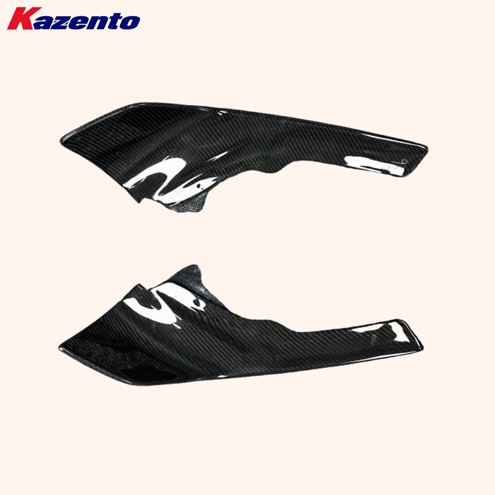 Kazento For BMW M2 F87 Coupe 2016-21 Carbon MP Style Front Bumper Lip Spats 2pcs Kazento Carbon Parts 车身侧板 M2F87-FL-2P-MP-CF