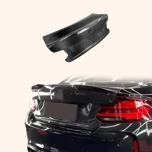Kazento For BMW M2 F87 Coupe  2016-21 Carbon MP Style Rear Bumper Ductail Trunk Boot Lid Kazento Carbon Parts 车身侧板 M2F87-TRUNK-MP-CF