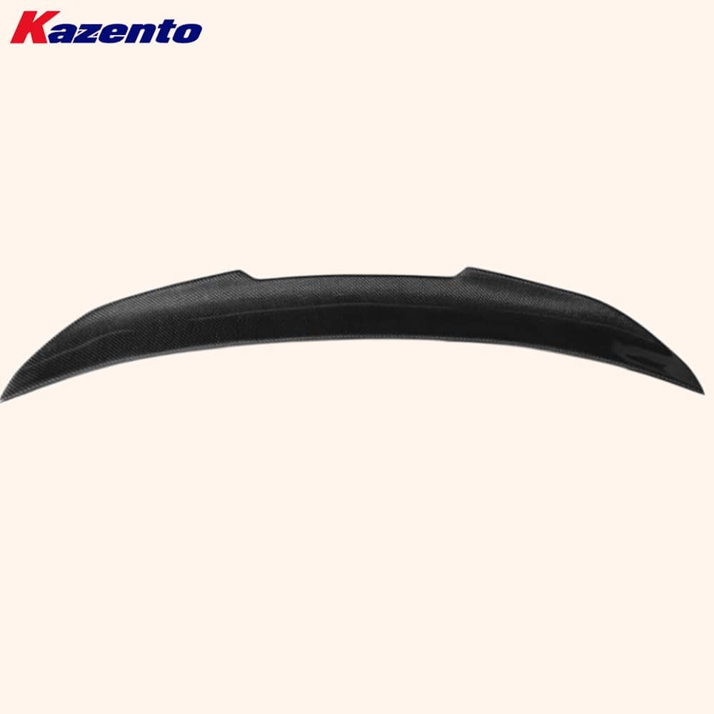 Kazento For BMW M2 F87 Coupe  2016-21 Carbon PM Style Rear Trunk Ductail Spoiler Lip Kazento Carbon Parts 车身侧板 M2F87-RS-PM-CF