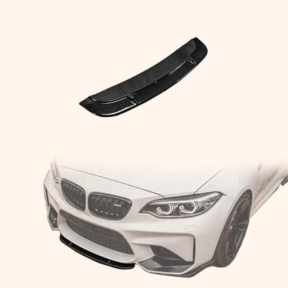 Kazento For BMW M2 F87 Coupe 2016-21 Carbon ST Style Front Bumper Center Lip Diffuser Kazento Carbon Parts 车身侧板 M2F87-FL-ST-CF