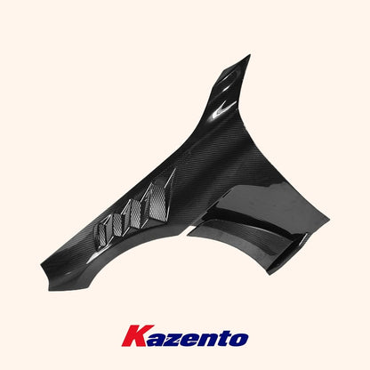Kazento For BMW M2 G87 2023+ AP Style Vented Front Bumper Fender Dry Carbon Fiber