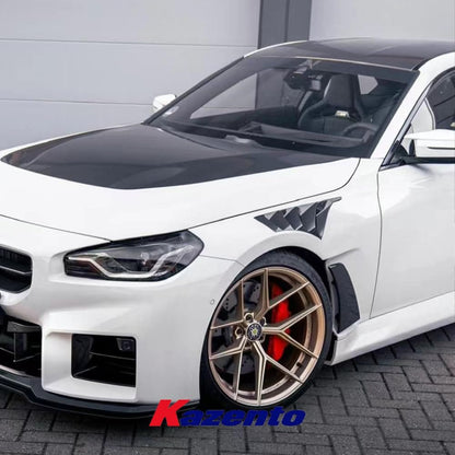 Kazento For BMW M2 G87 2023+ AP Style Vented Front Bumper Fender Dry Carbon Fiber