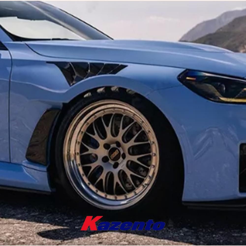 Kazento For BMW M2 G87 2023+ AP Style Vented Front Bumper Fender Dry Carbon Fiber