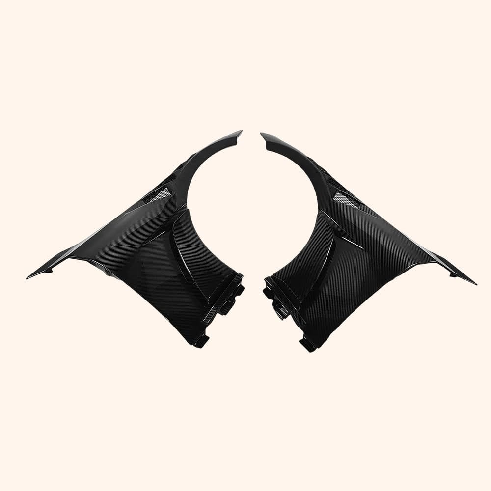 Kazento For BMW M2 G87 2023+ AP Style Vented Front Bumper Fender Dry Carbon Fiber