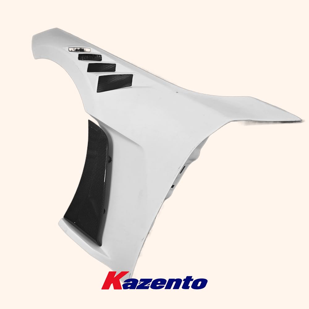 Kazento For BMW M2 G87 2023+ AP Style Vented Front Bumper Hood Fender Pair Carbon In Cap