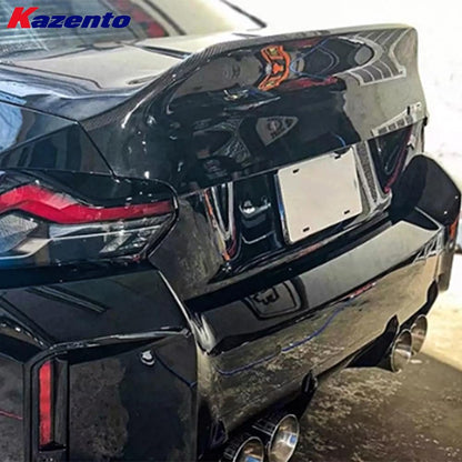 Kazento For BMW M2 G87 Coupe  2023-24 Carbon CL Style Rear Bumper Ductail Trunk Boot Lid Kazento Carbon Parts 车身侧板