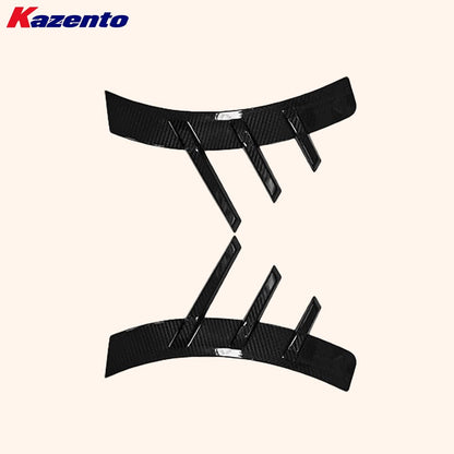 Kazento For BMW M2 G87 Coupe 2023-24 Carbon Fiber MP Rear Bumper Side Fender Vents Trim