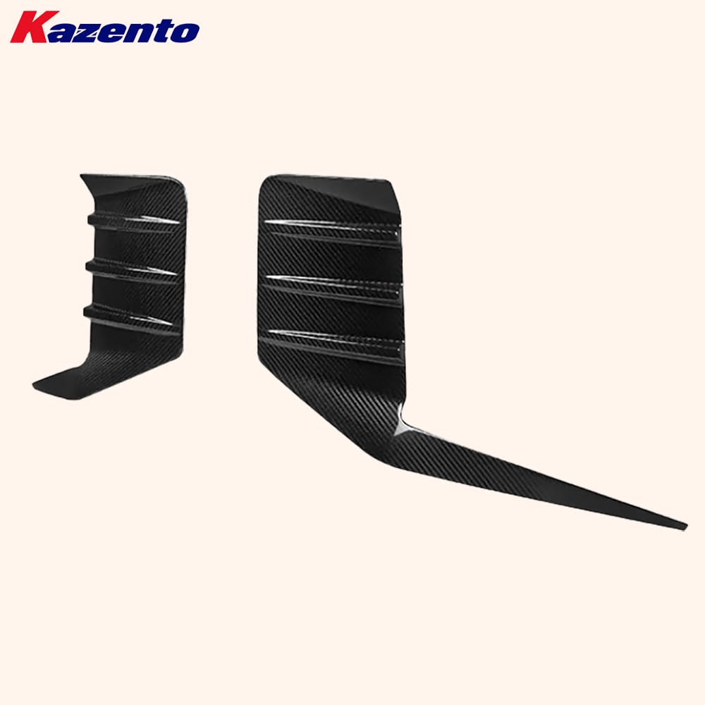 Kazento For BMW M2 G87 Coupe 2023-24 Carbon Fiber MP Rear Bumper Side Vents Duct Cover Kazento Carbon Parts 车身侧板