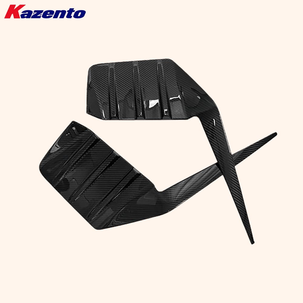 Kazento For BMW M2 G87 Coupe 2023-24 Carbon Fiber MP Rear Bumper Side Vents Duct Cover Kazento Carbon Parts 车身侧板