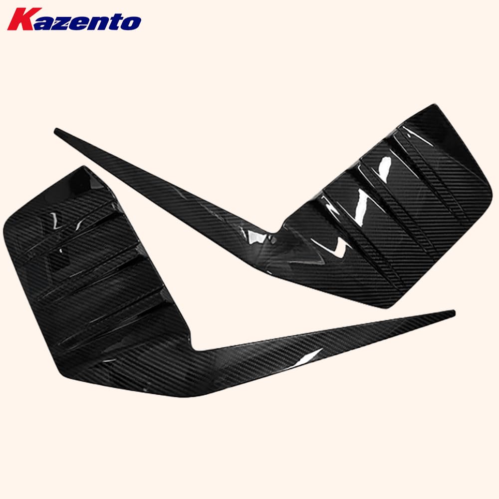 Kazento For BMW M2 G87 Coupe 2023-24 Carbon Fiber MP Rear Bumper Side Vents Duct Cover Kazento Carbon Parts 车身侧板
